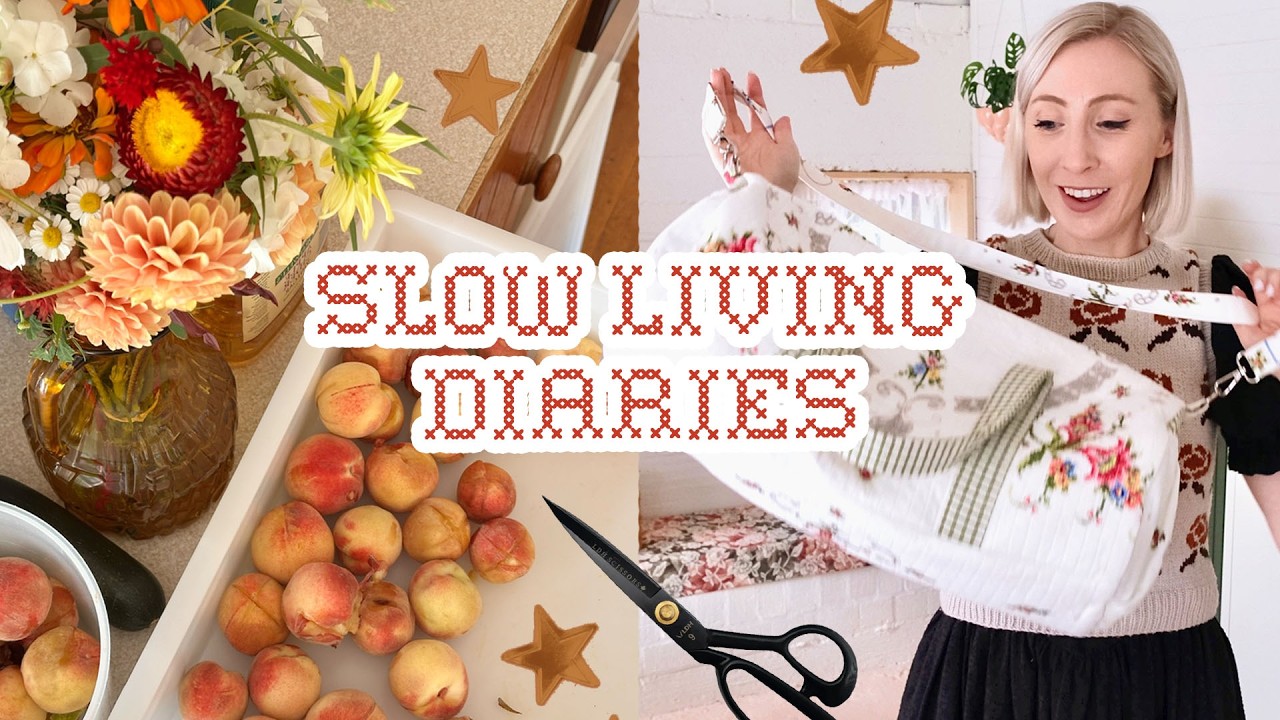 The Prettiest Thing I've Ever Sewn + Wholesome Weekends | SLOW LIVING DIARIES #3