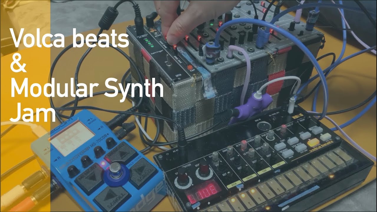Volca beats& Modular Synth Jam【