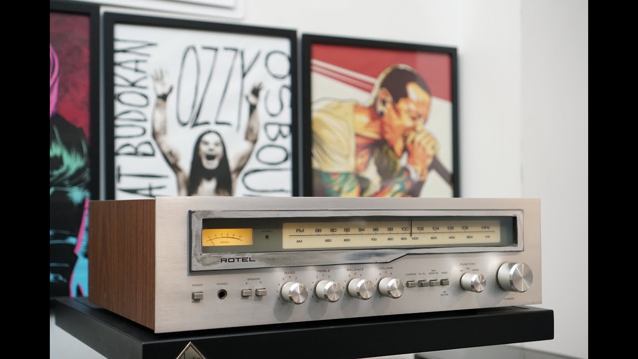 Rotel RX-403 Vintage Amplifier & Receiver made in Japan