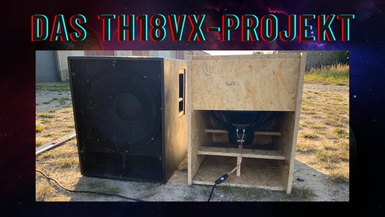 Das TH18VX Projekt | Kleines Horn viel Output? | B&C 18SW100 | PA Selbstbau Subwoofer