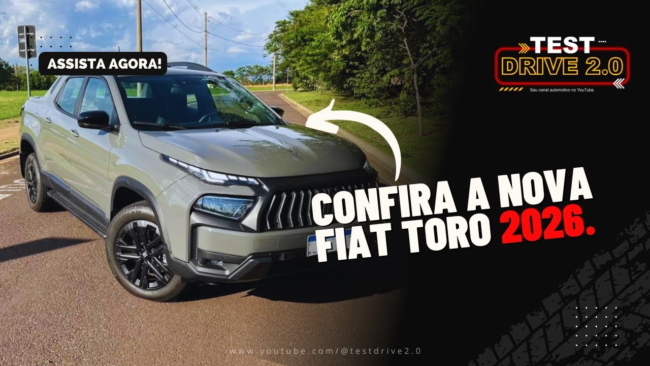 nova fiat toro 2026 | TEST DRIVE 2.0