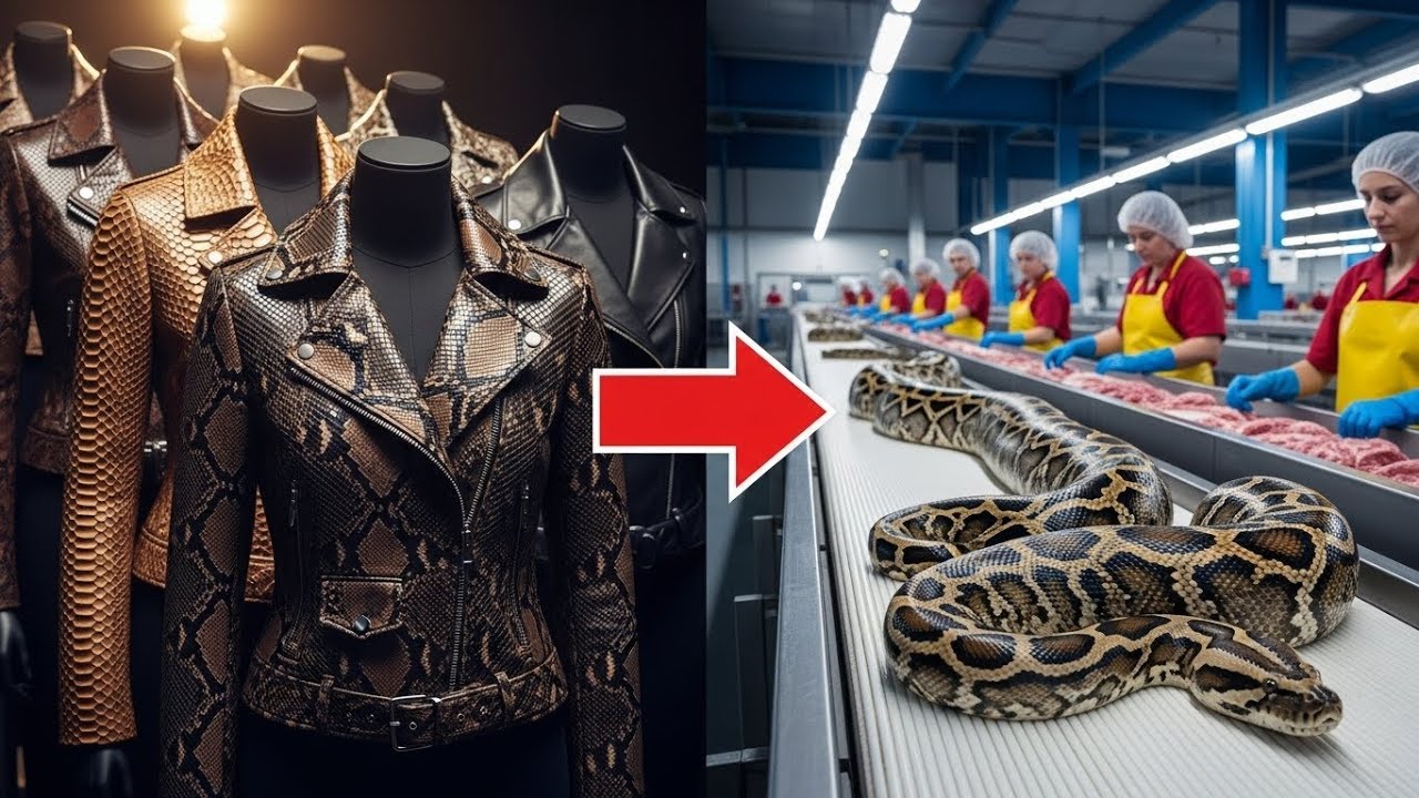 The Secret World of Snake Skin Leather: Automated Production on a MASSIVE Scale