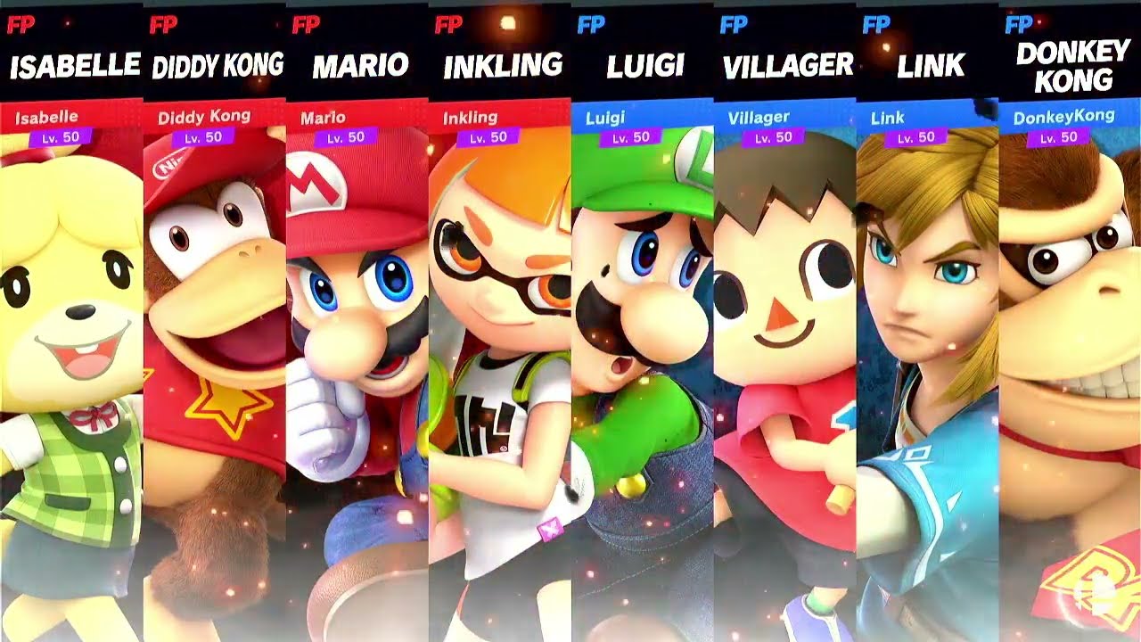Super Smash Bros Ultimate Amiibo Fights Request Team Battle at Mushroom Kingdom