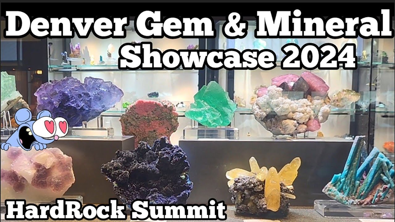 Denver Gem & Mineral Showcase 2024 😍💎💖 #gemshow #gemsandminerals #crystalcollection