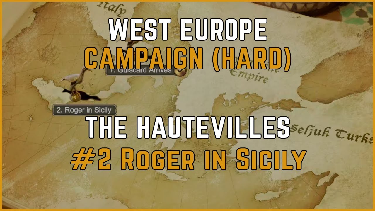 The Hautevilles #2: Roger in Sicily (Hard) AoE2:DE Campaigns, West Europe
