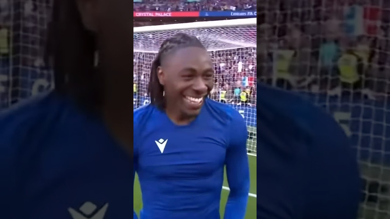 Hilarious Mateta and Eze moment after Fa cup final 