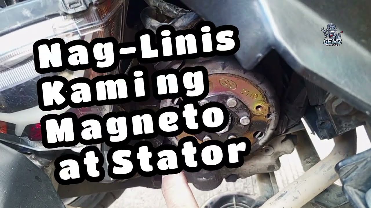 Nag-Linis Kami ng Magneto at Stator 
