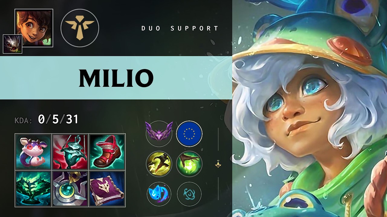 Milio Support vs Lulu - EUW Master Patch 26.14