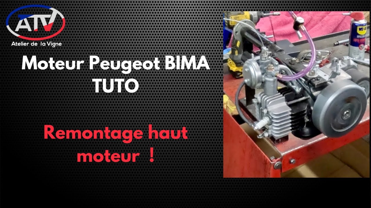 Remontage d'un haut moteur Peugeot BIMA ⚙️ | Cyclomoteur ancien