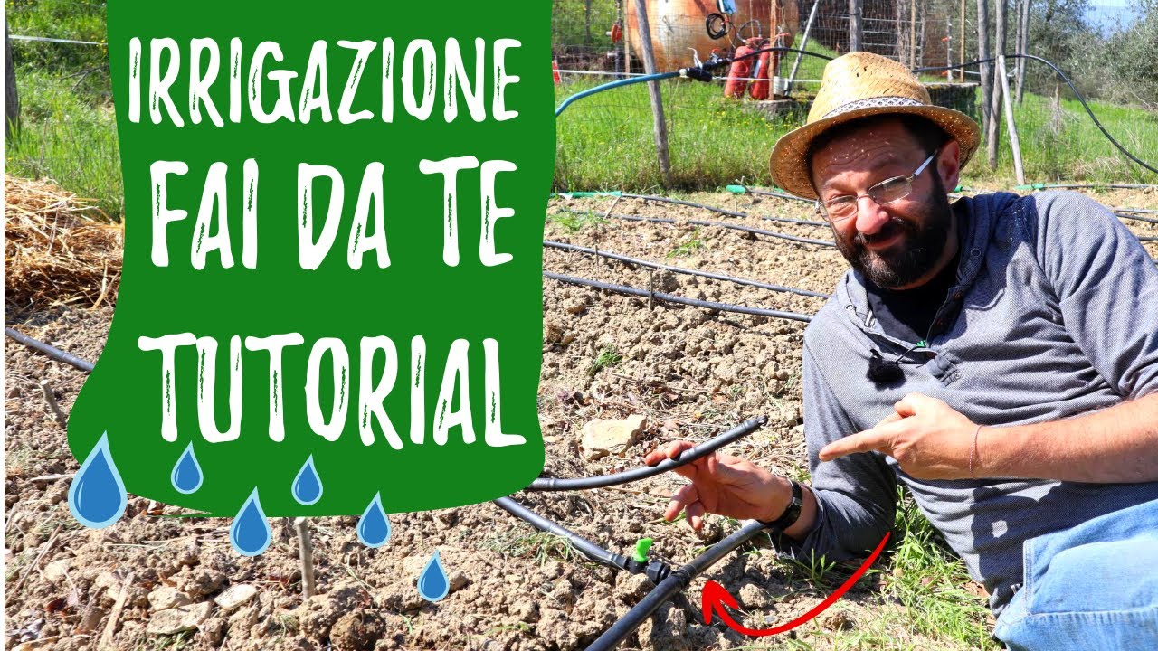 Impianto di irrigazione a goccia FAI DA TE