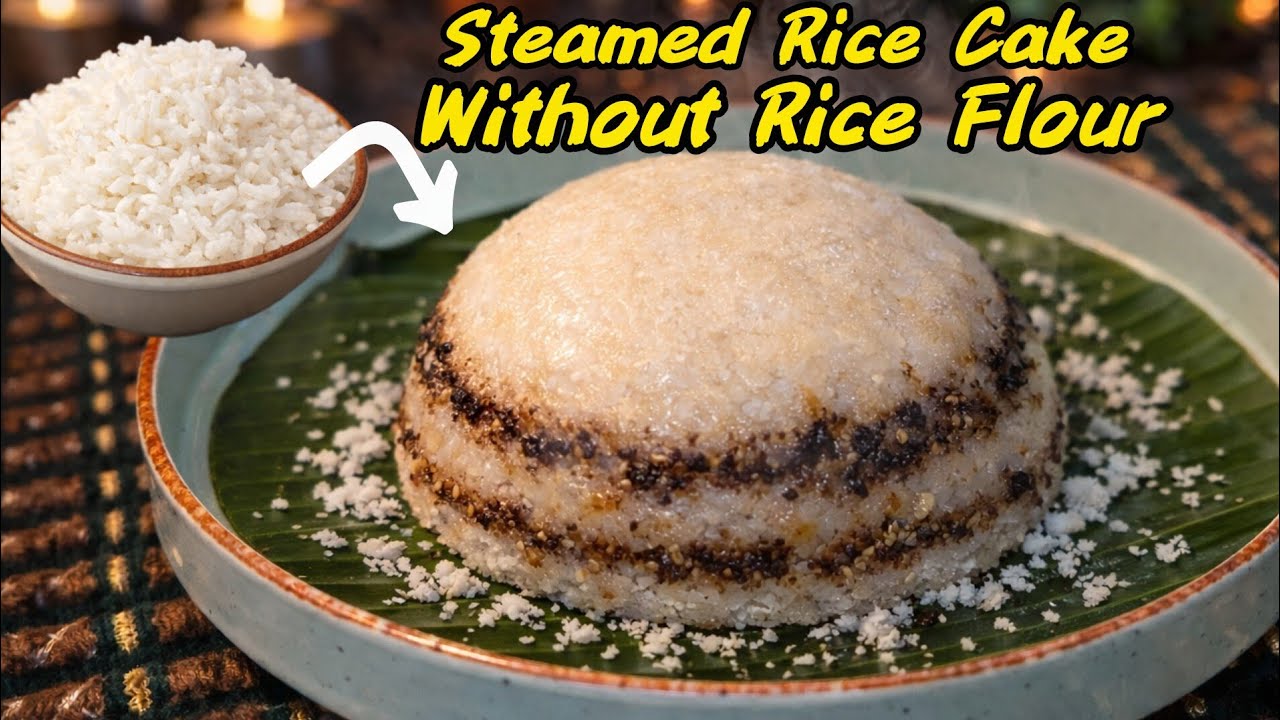 Steamed Rice Cake (Bhapa Pitha)With Leftover Rice😱 Amazing Way To Make Rice Cake With Leftover Rice 