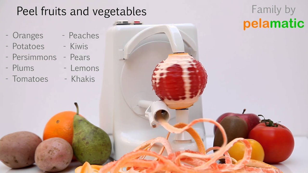 Orange Peeler (English version) - Electric fruit peeler - Pelamatic SL