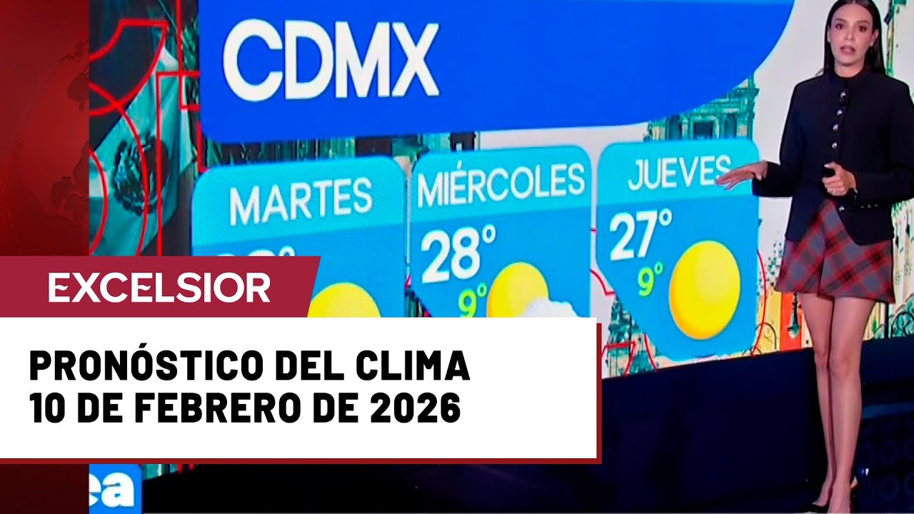 Pronóstico del clima para hoy 10 de febrero de 2025