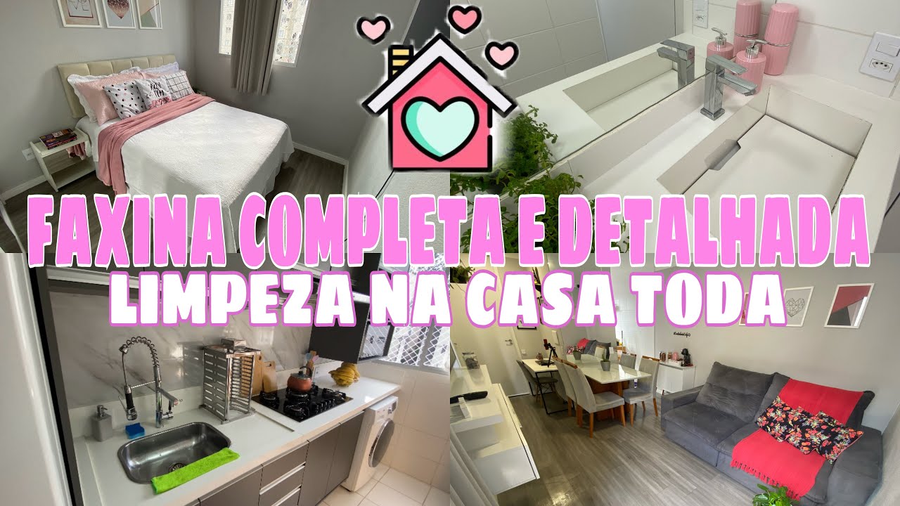 FAXINA COMPLETA 🏡LIMPEZA E ORGANIZAÇÃO - TUDO LIMPINHO E CHEIROSO 🩷 #limpeza #decoração