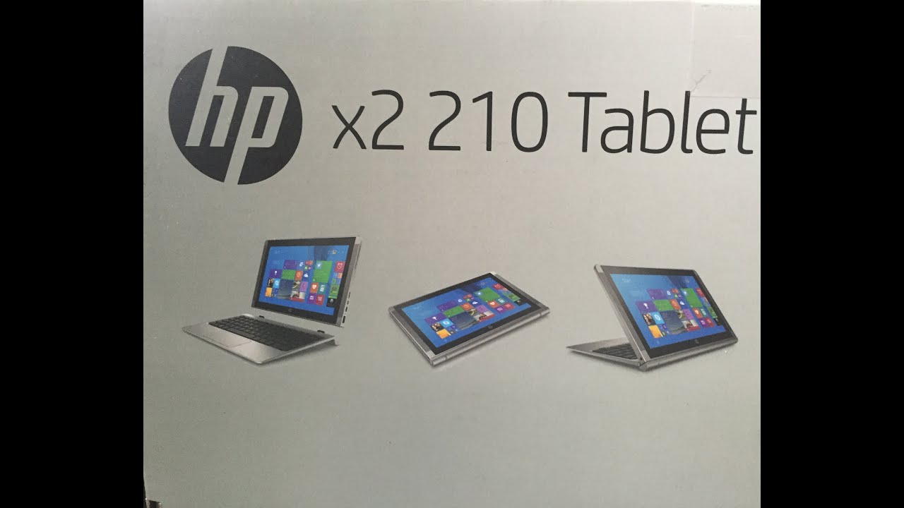 HP x2 210 Tablet unboxing and setup. HP l5g91ea.