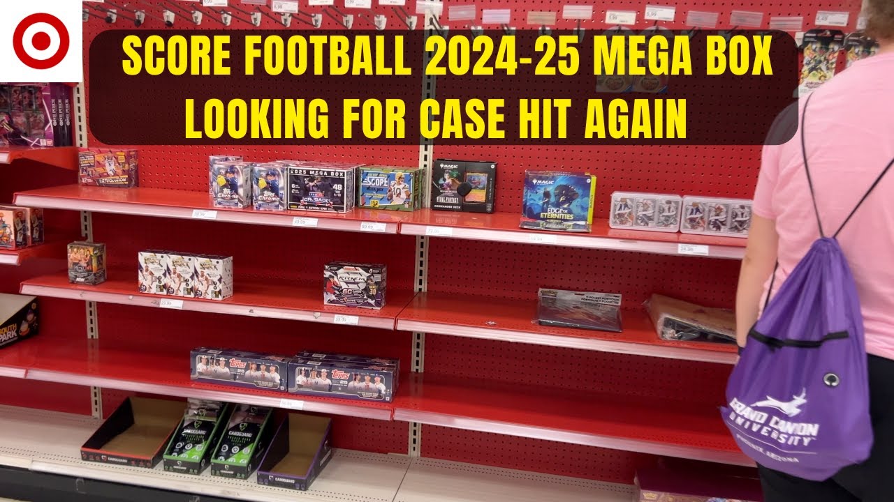 🏈SCORE 2025 FOOTBALL MEGA BOX SPORTS CARD HUNTING
