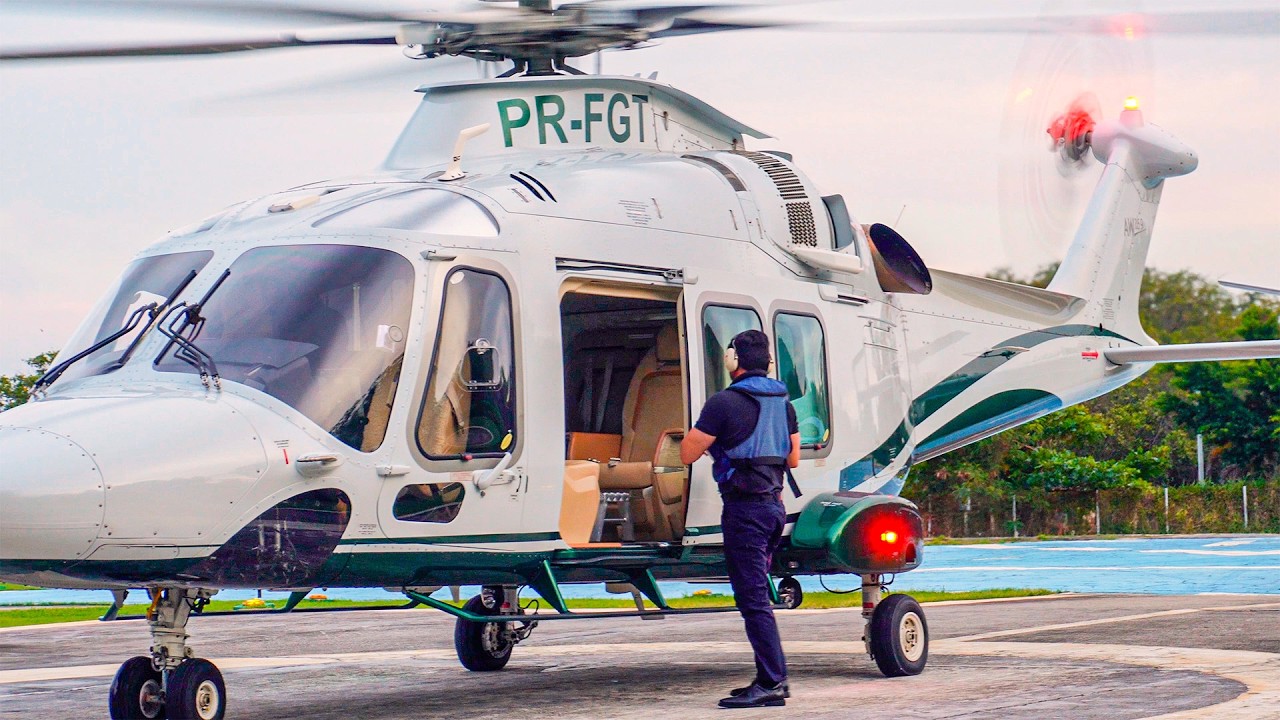 INSANE VIP Helicopters! Airbus H160B, Airbus H155, Agusta AW169, Airbus H145 D3