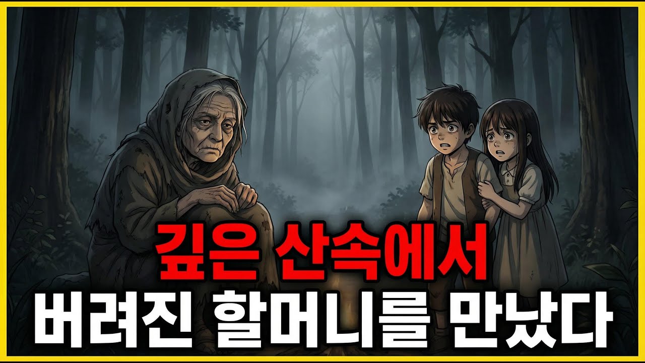 잊혀진 이야기 고아 남매와 산속의 치매 할머니의 만남 | 야담 옛날이야기 오디오북 전설 민담 야설