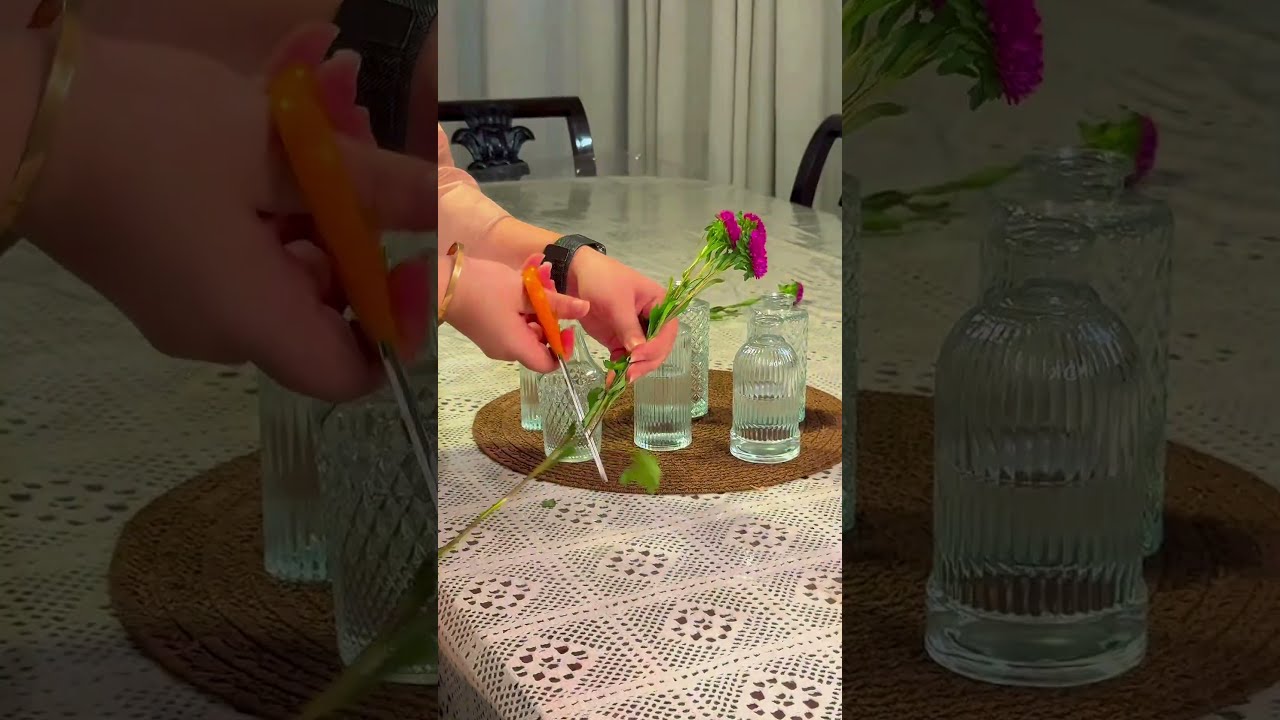 Table Scape Bud Vases