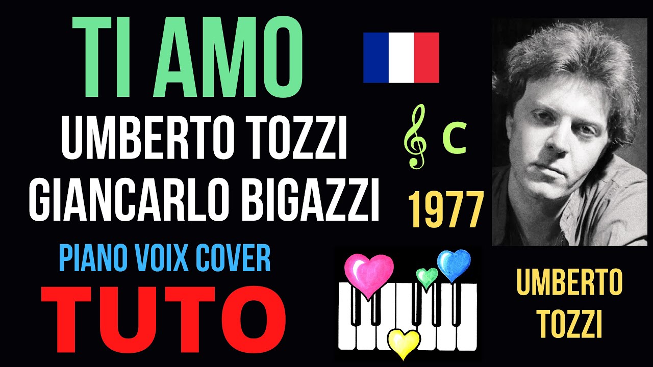 TI AMO : Tutoriel Piano Voix Cover