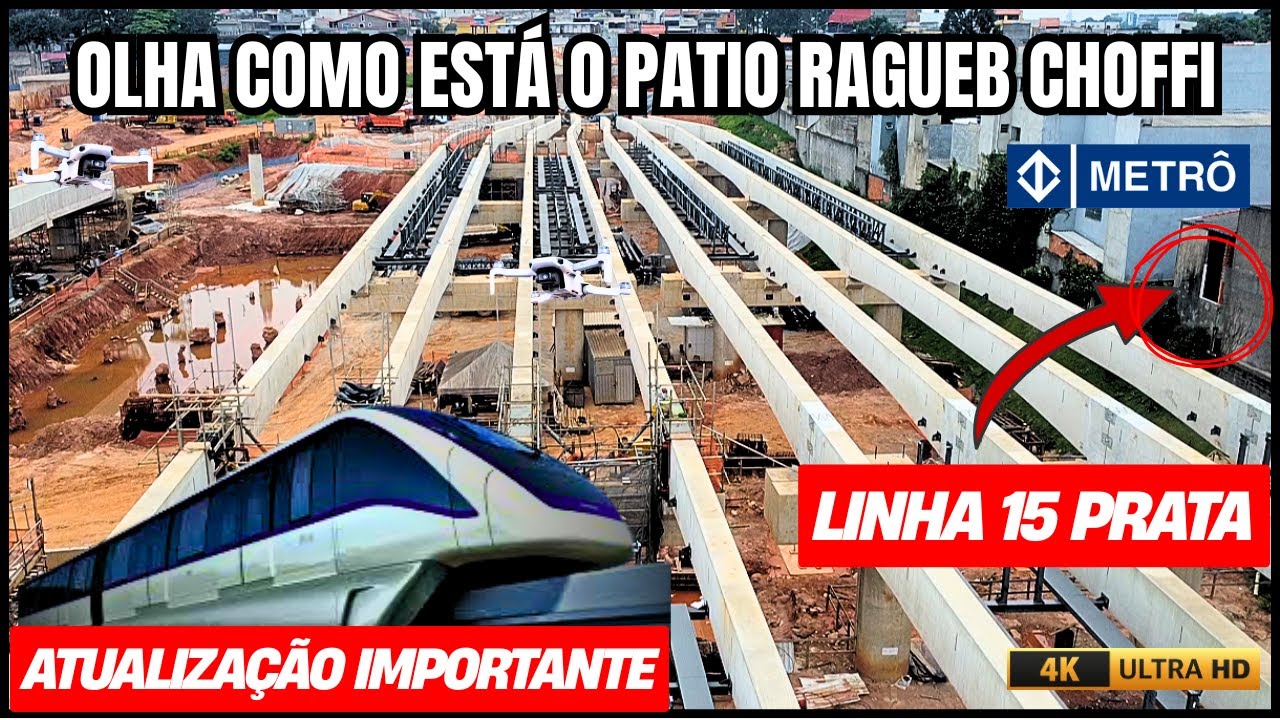 SOBREVOAMOS O PATIO DO MONOTRILHO E VEJA O QUE DESCOBRI!