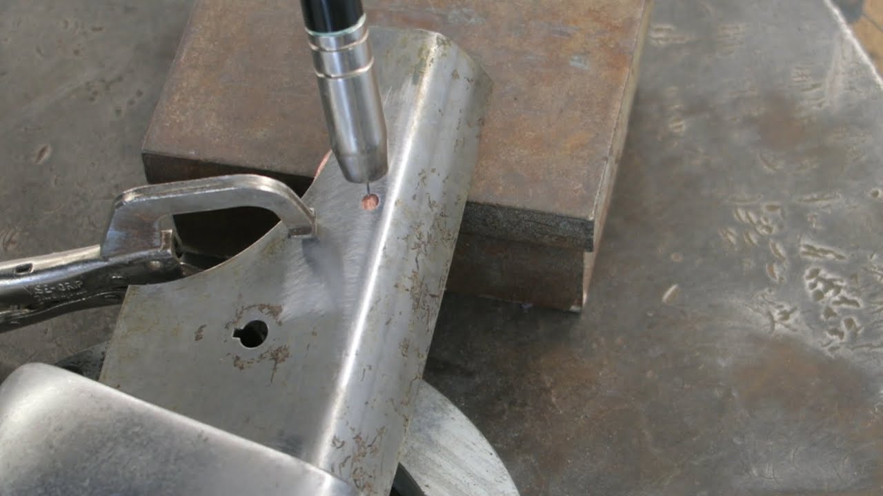 Easy effective way to weld up unwanted holes, invisible repair, panel beating Tips and Tricks #48