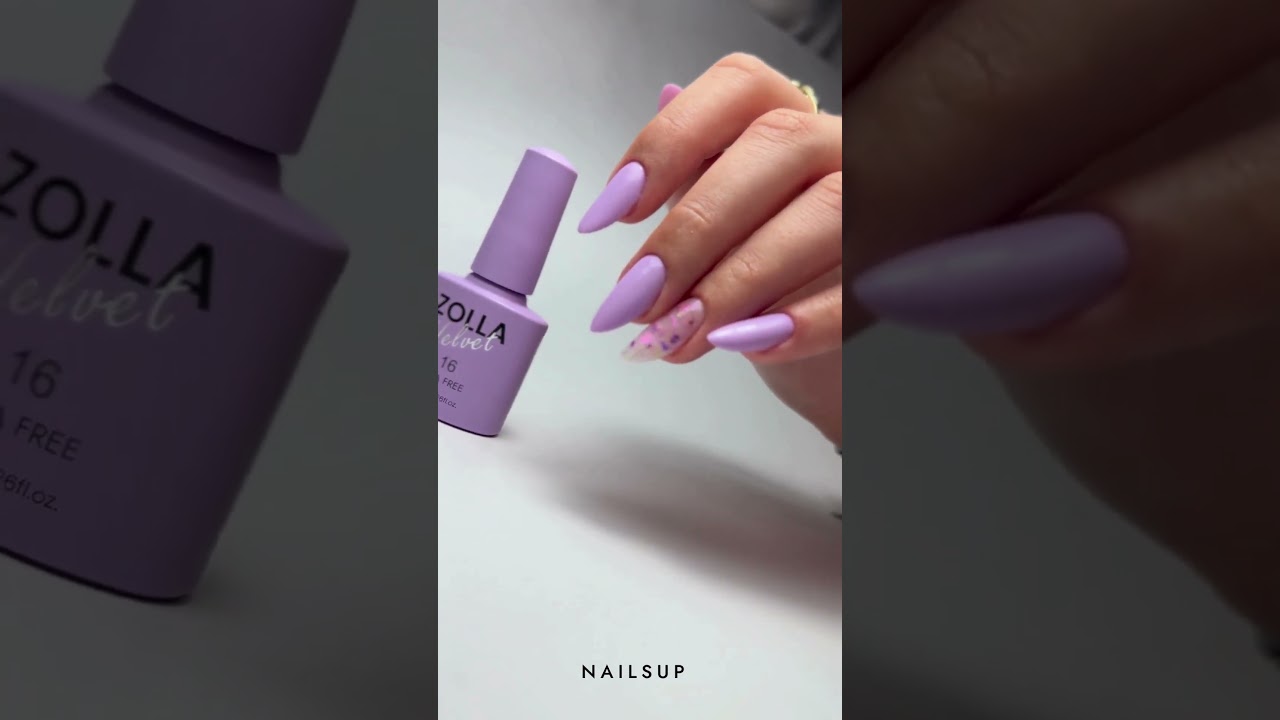 💜 Unghii Mov cu Flori &ndash; Delicate și Vibrante! 💅✨