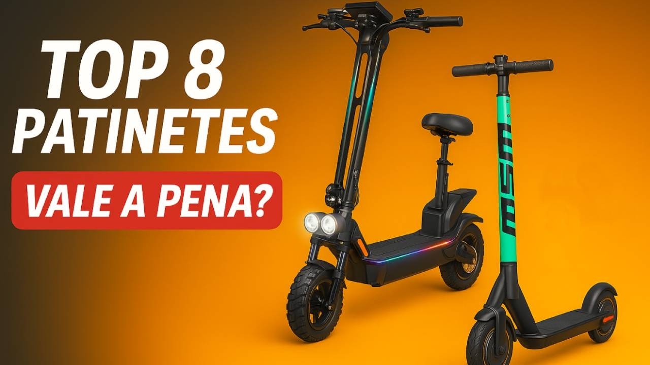 Comparei 8 Patinetes Elétricos — Qual Vale a Pena de Verdade?