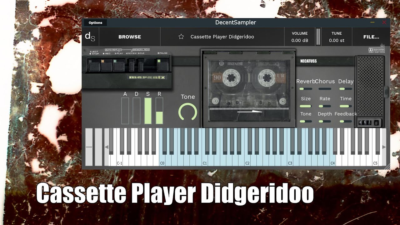 Cassette Player Didgeridoo (Plus a Free Decent Sampler VST)