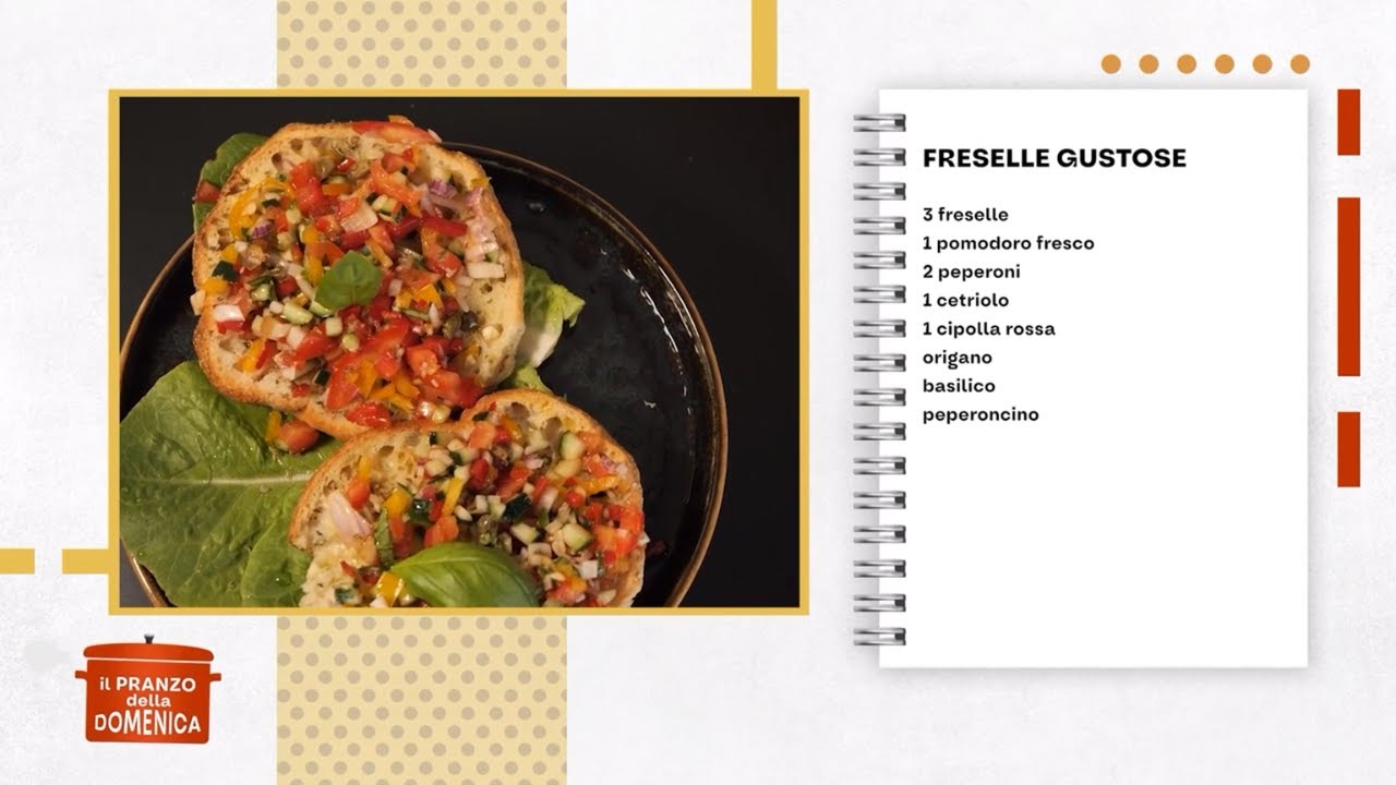 Le freselle gustose - 𝗜𝗹 𝗽𝗿𝗮𝗻𝘇𝗼 𝗱𝗲𝗹𝗹𝗮 𝗱𝗼𝗺𝗲𝗻𝗶𝗰𝗮