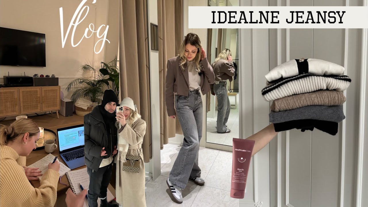 IDEALNE JEANSY Z SIECIÓWKI / babskie zakupy / wieczorna rutyna - VLOG