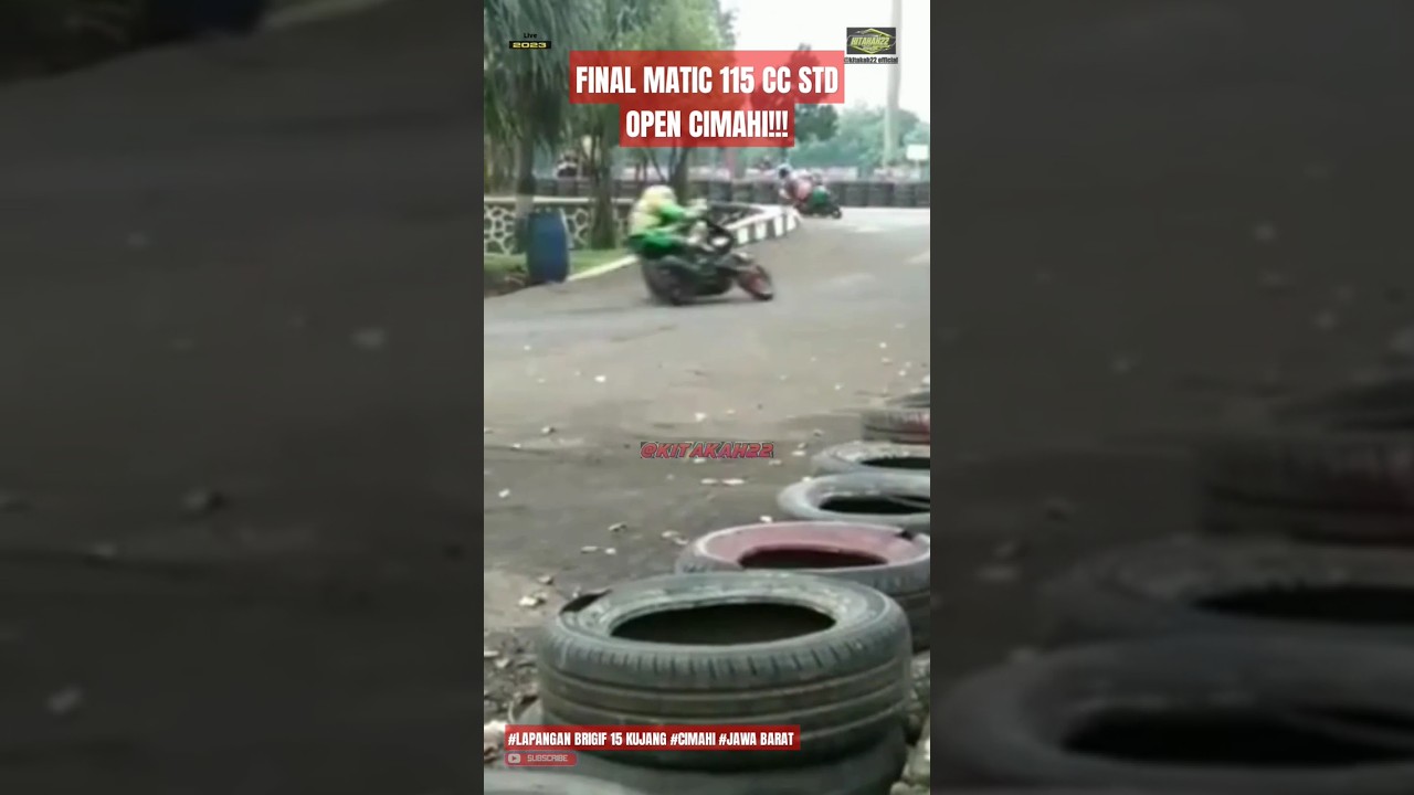 SERUNYA🧐 PUTARAN FINAL MATIC 115 CC STD OPEN, SIRKUIT NP BRIGIF 15 KUJANG CIMAHI! #shorts #yt
