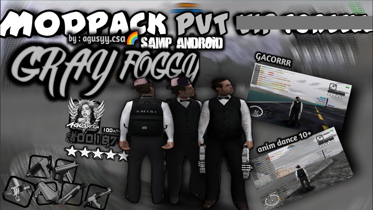 SHARE ‼️ MODPACK PVT GRAY FOGGY 🩶🦍 BY : ...