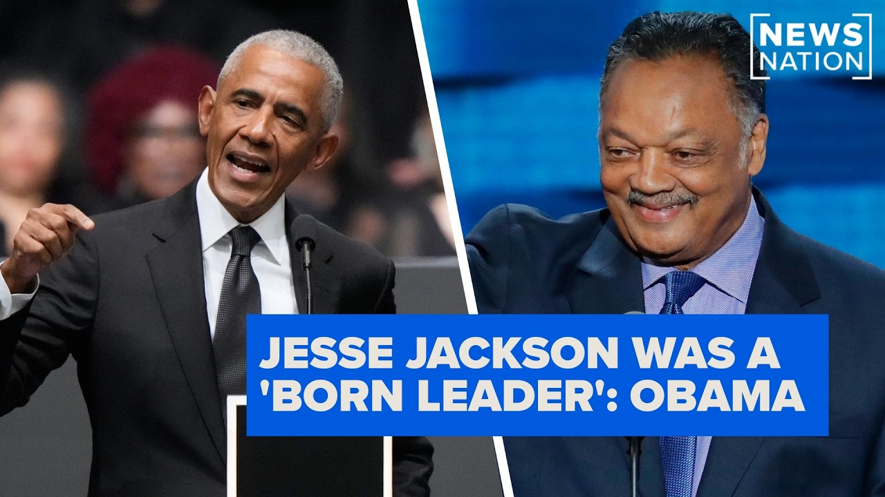 Rev. Jesse Jackson was a 'born leader': Former President Barack Obama | NewsNation