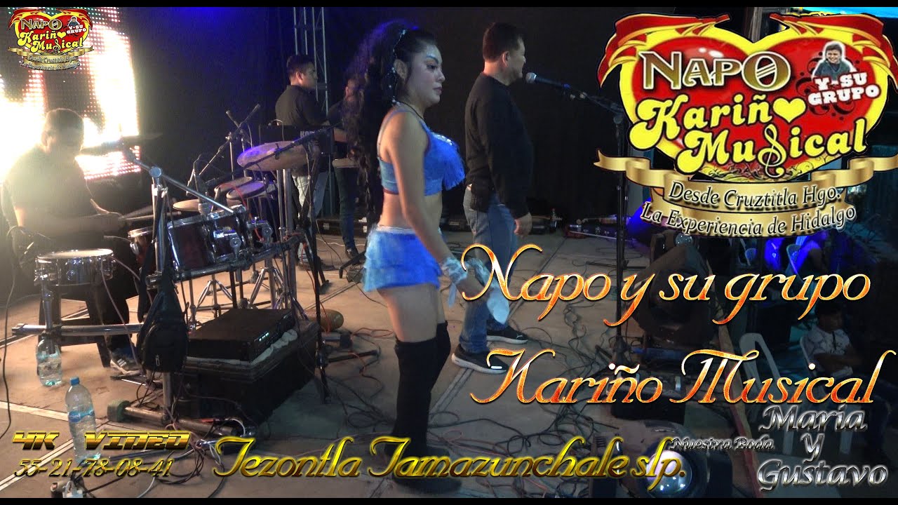 (popurri de banda) napo y su grupo Kariño musical  gran fiesta de boda