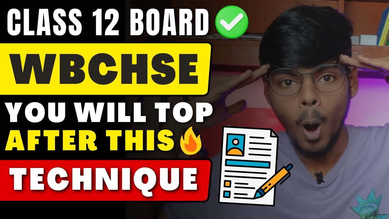 You Will Get 95% Marks in Class 12 after this Video 🤫🔥| HS 2024 Suggestion WB Board