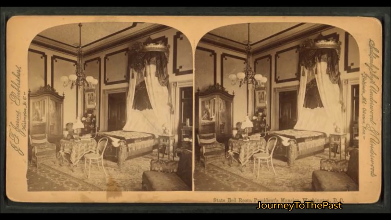 The bedroom in the Victorian era 1840 1860 --Photography Old Journey To The Past