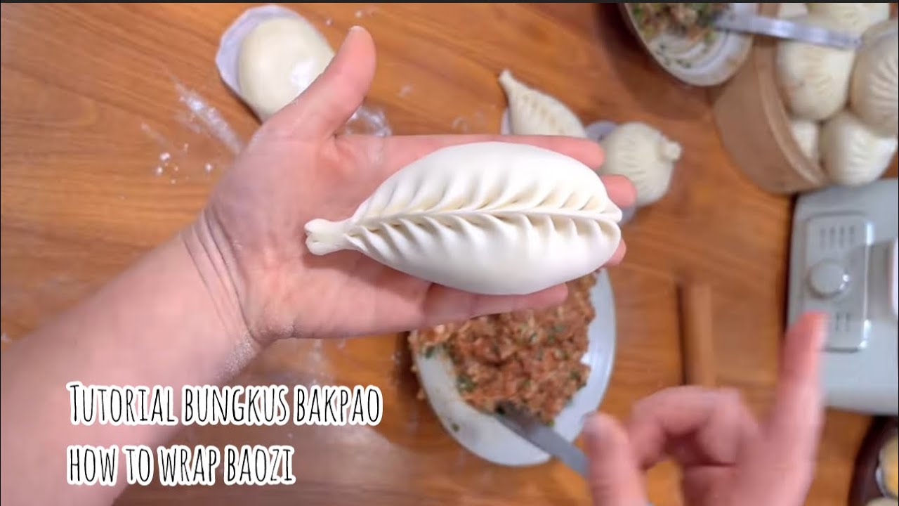 Tutorial bungkus Bakpao / cara bikin bakpao