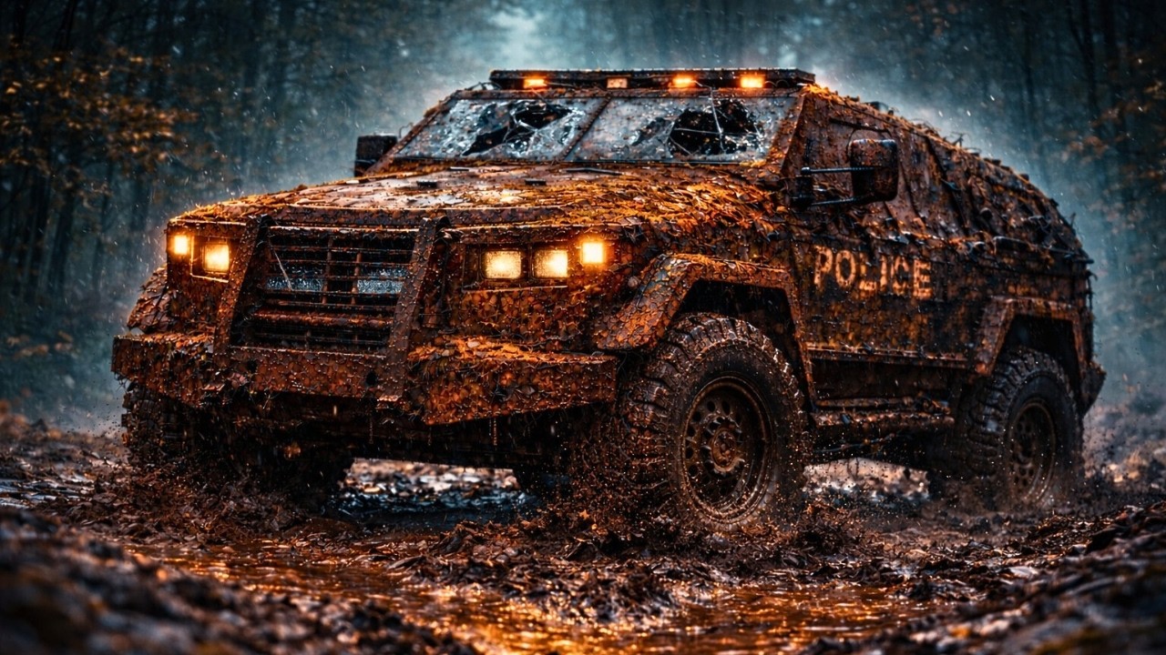 Abandoned Rusted SWAT Truck Found in Jungle After Decades |  ASMR Car Restoration