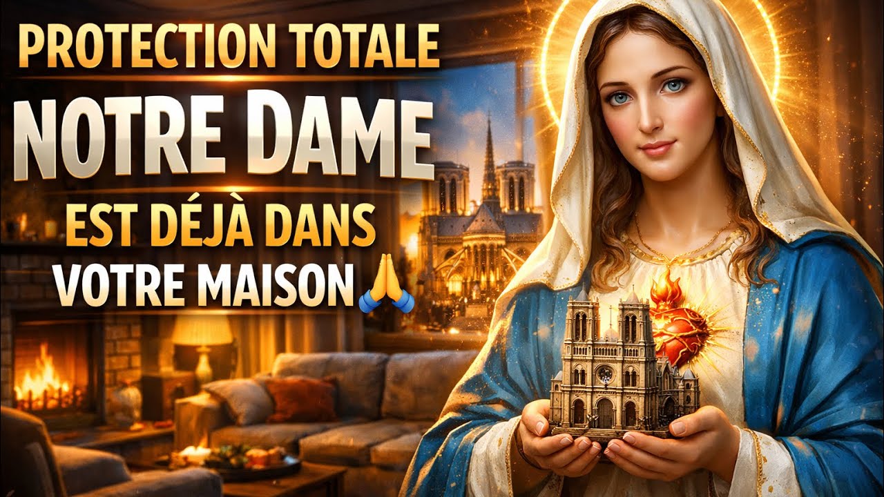 🕊️ SOUS SON MANTEAU : PRIÈRE DE PROTECTION à la VIERGE MARIE contre le mal 🤍