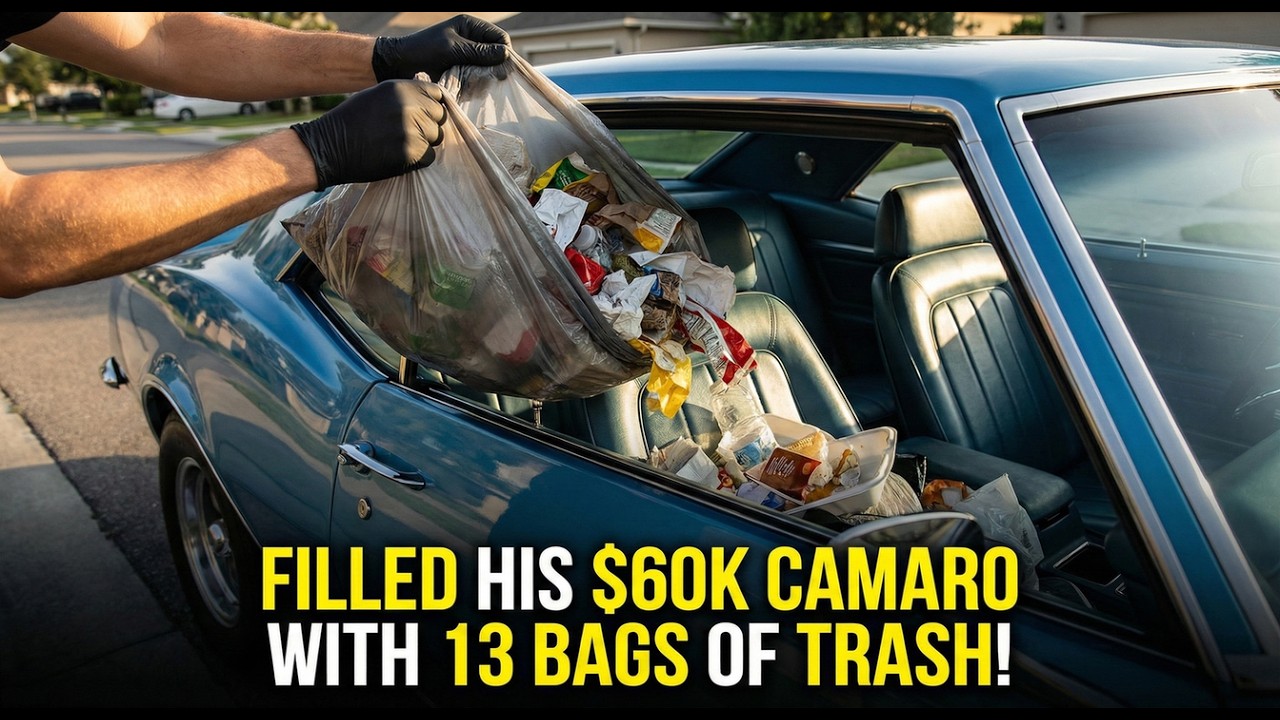 My Neighbor Dumped Trash On My Lawn, So I Filled His $60k Camaro With It