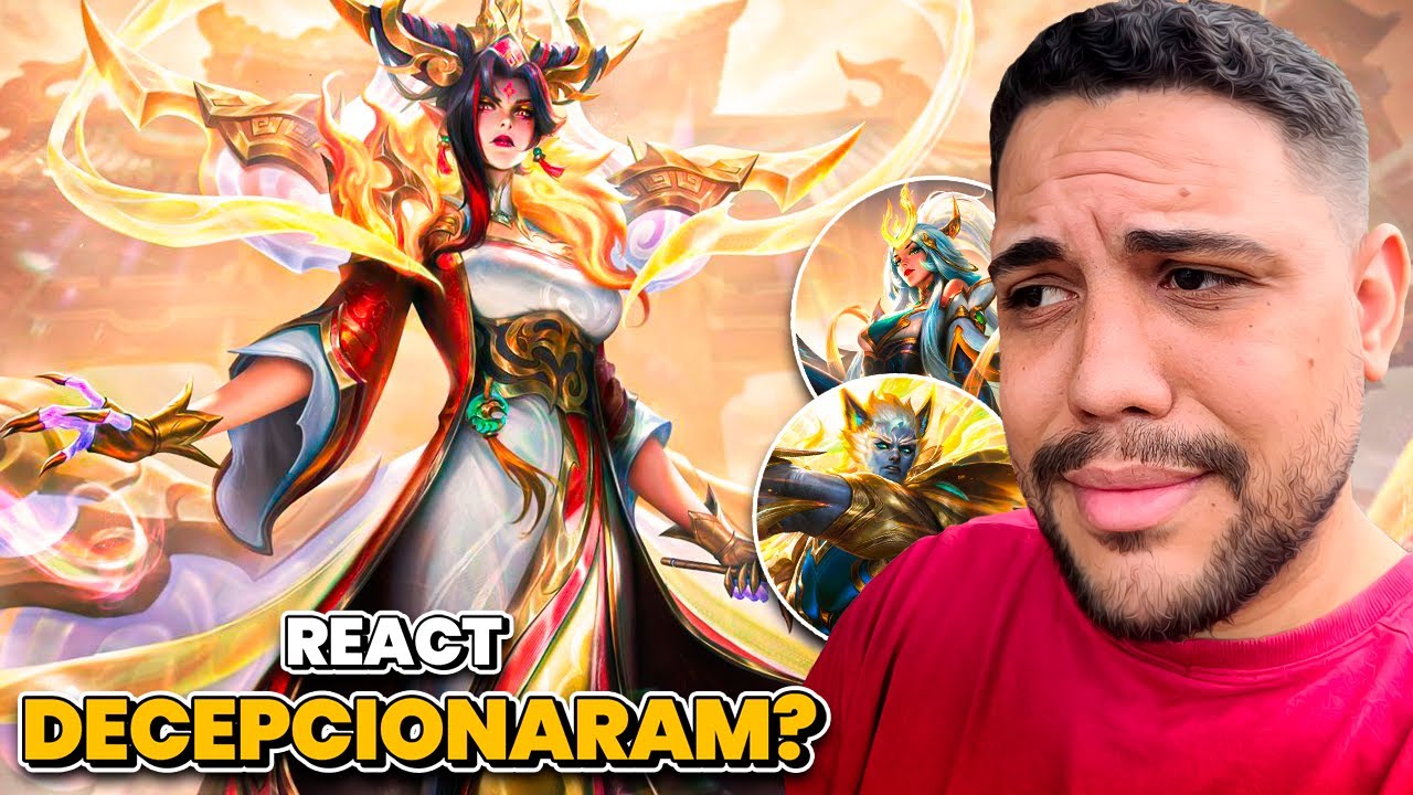 REACT: SKINS IMPERATRIZ E GUARDIÃO LUNAR DO WILD RIFT | LEAGUE OF LEGENDS | LOL | JUMARGEM