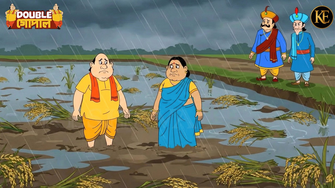 বন্যায় গোপালের পুরো ফসল নষ্ট হয়ে যায়। | Gopal Bhar - গোপালভাঁড় | New Episode 2026