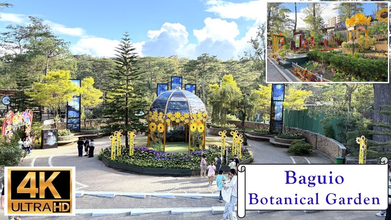 Baquio Botanical Garden - 4K