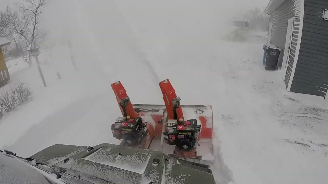 Homemade UTV/ATV Snowblower