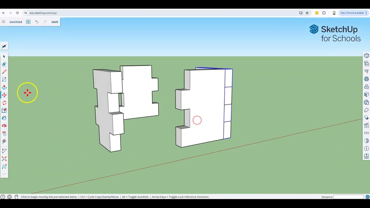 SketchUp: Finger Joint Box