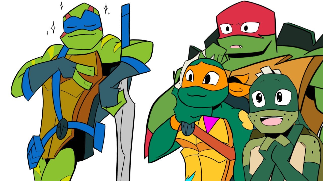 Как семья видит Лео | ROTTMNT ANIMATIC