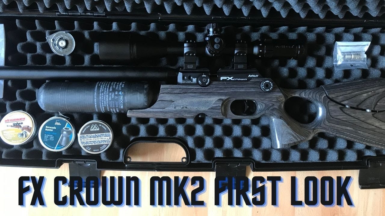 Компактный пистолет FX Crown MK2 .22, первый взгляд крупным планом