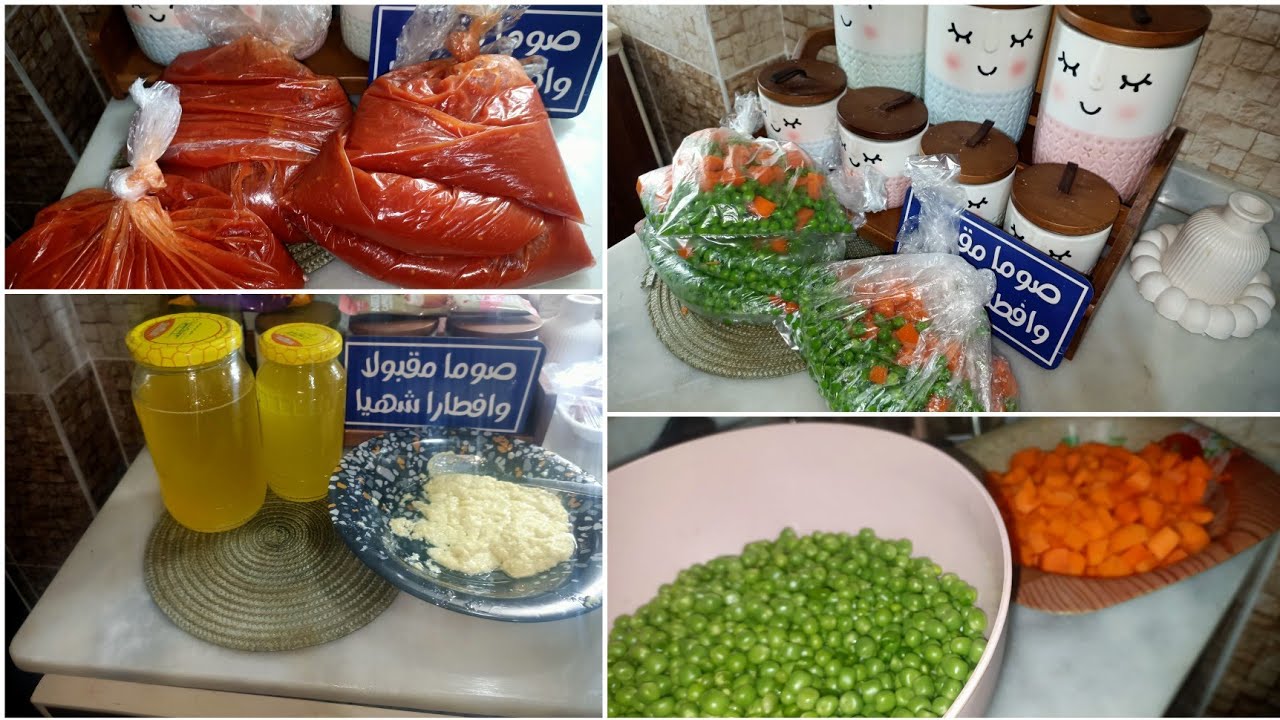 Несколько советов по заморозке продуктов на Рамадан и Ид: растопленное домашнее масло + заморозка...