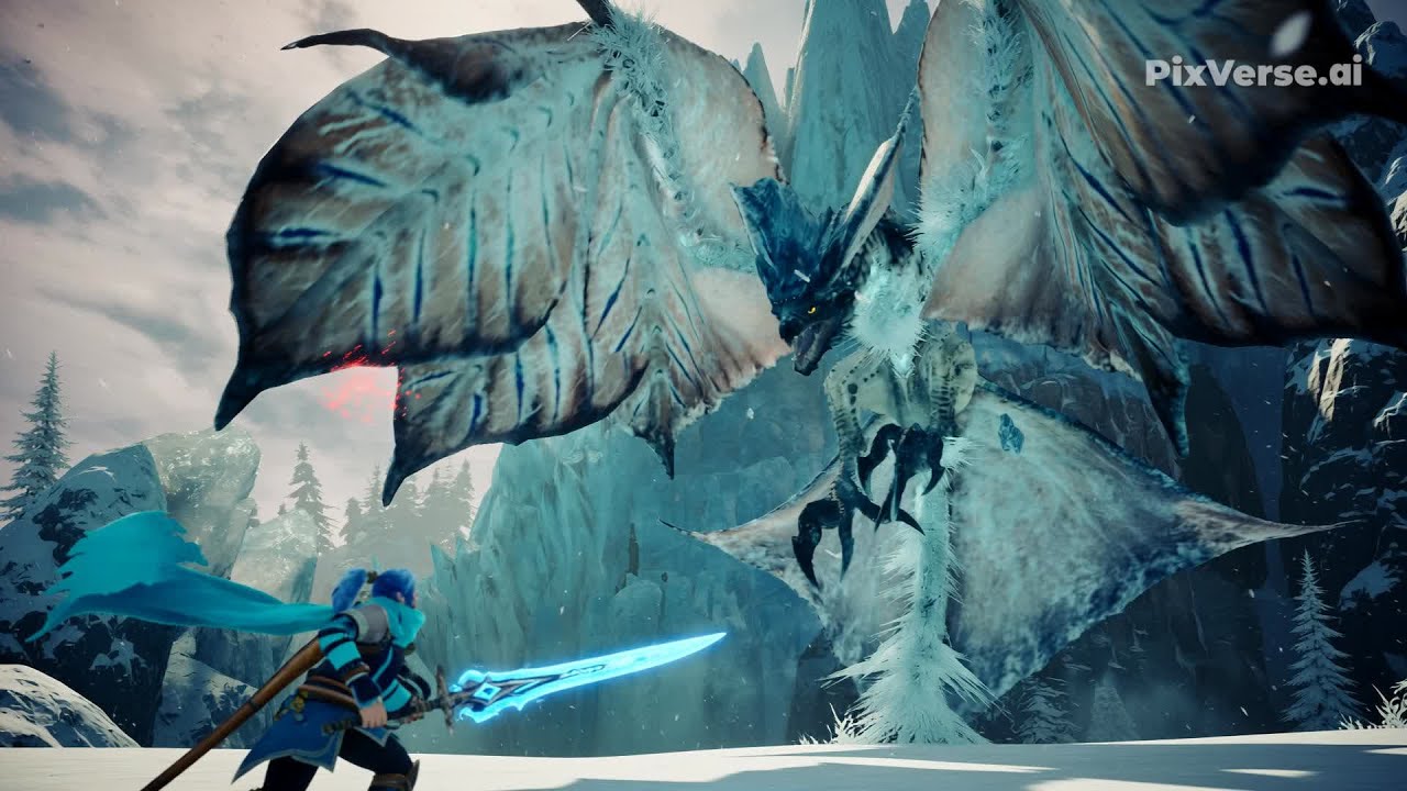Wyvern de hielo y escarcha, LEGIANA AULLADORA... MONSTER HUNTER WORLD